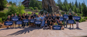 Group shot of the beneficiaries at the check presentation for the Amador Community Fund.